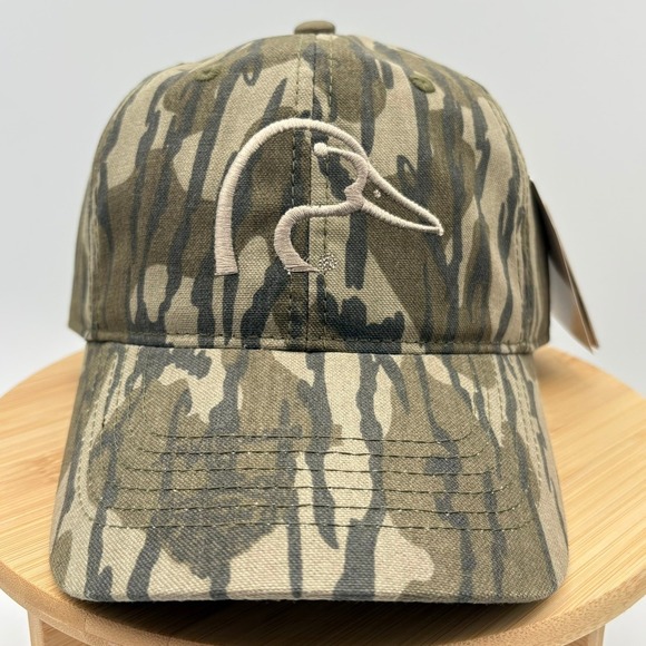 Ducks Unlimited Other - Ducks Unlimited Mossy Oak Bottomland Camo Hat Adjustable Hunting Cap NWT